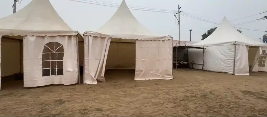 Kumbh Mela 2025 tent arrangements for devotees