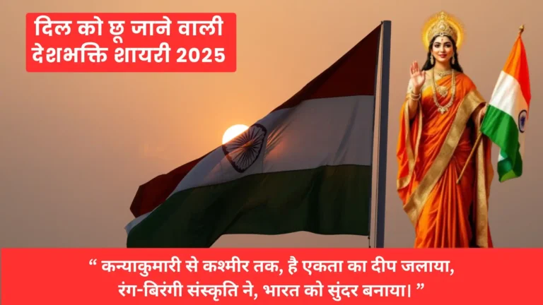 दिल को छू जाने वाली देशभक्ति शायरी 2025 |  2 और 1 लाइन में